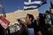 Since 2009, anti-austerity protesters have gathered frequently outside the Hellenic Parliament in Syntagma Square.