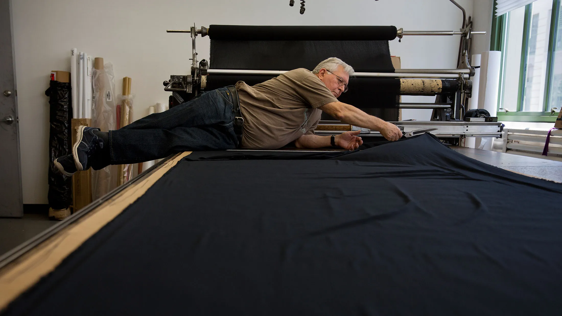 A studio in the Brooklyn borough of New York.
