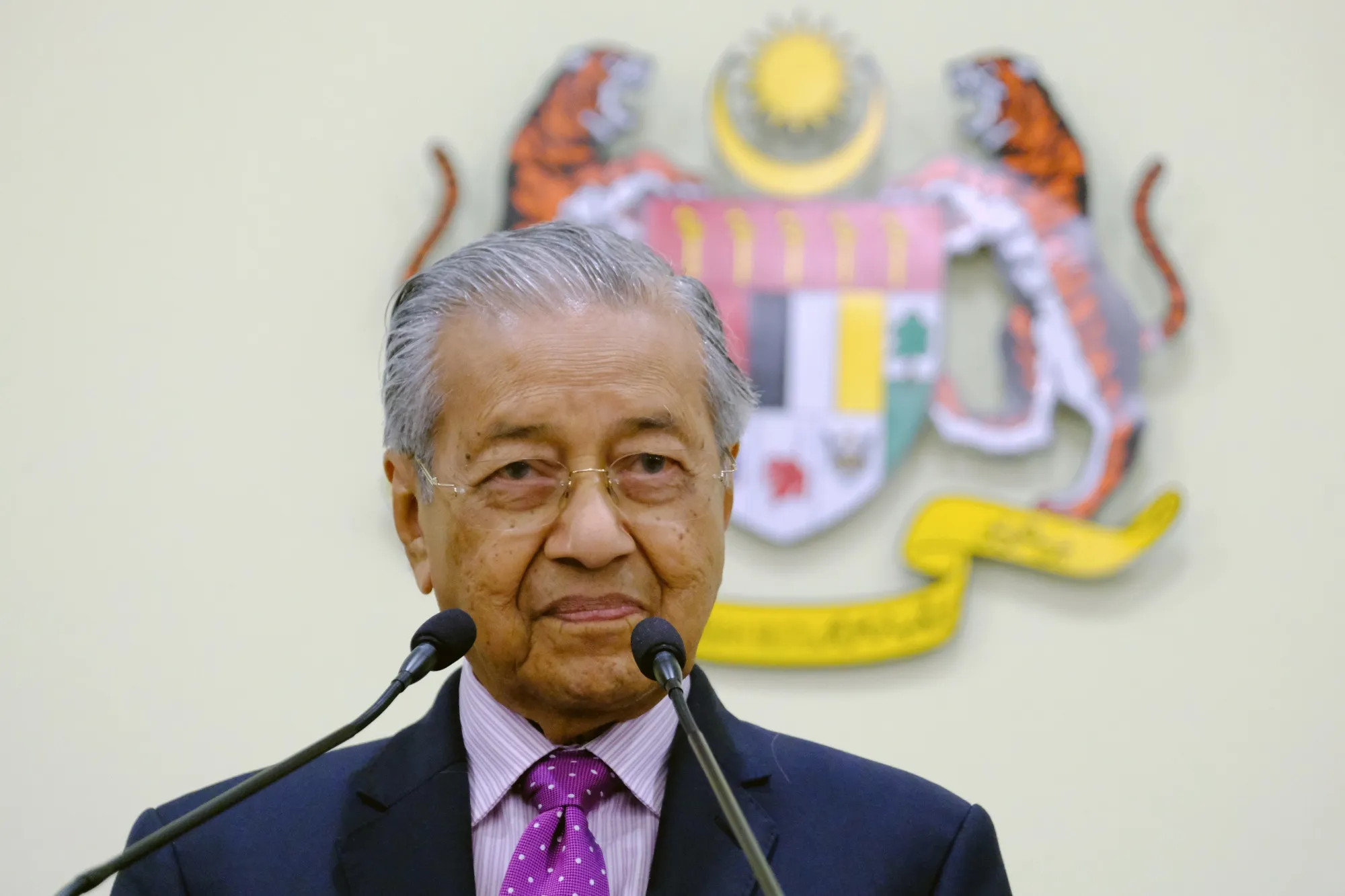 Mahathir Mohamad on Feb. 27.