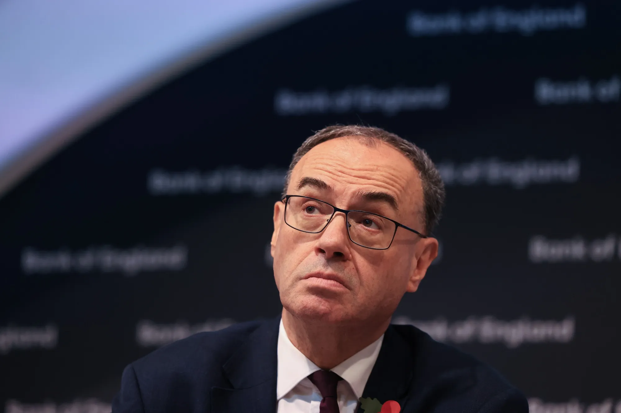 Andrew Bailey, governor of the Bank of England.