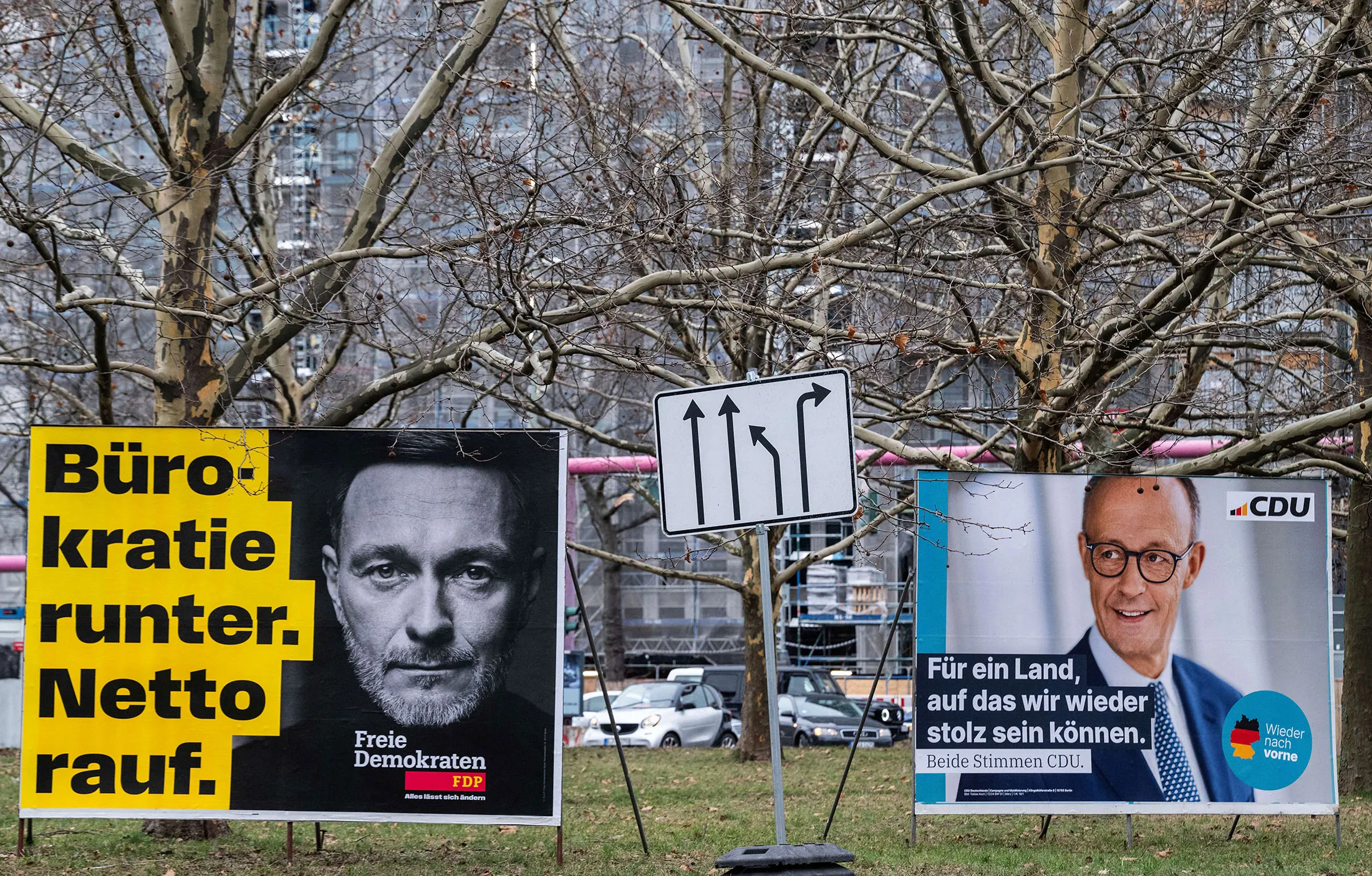 For the past month or so, Berlin has been plastered with ads for more than a dozen parties contesting the election.