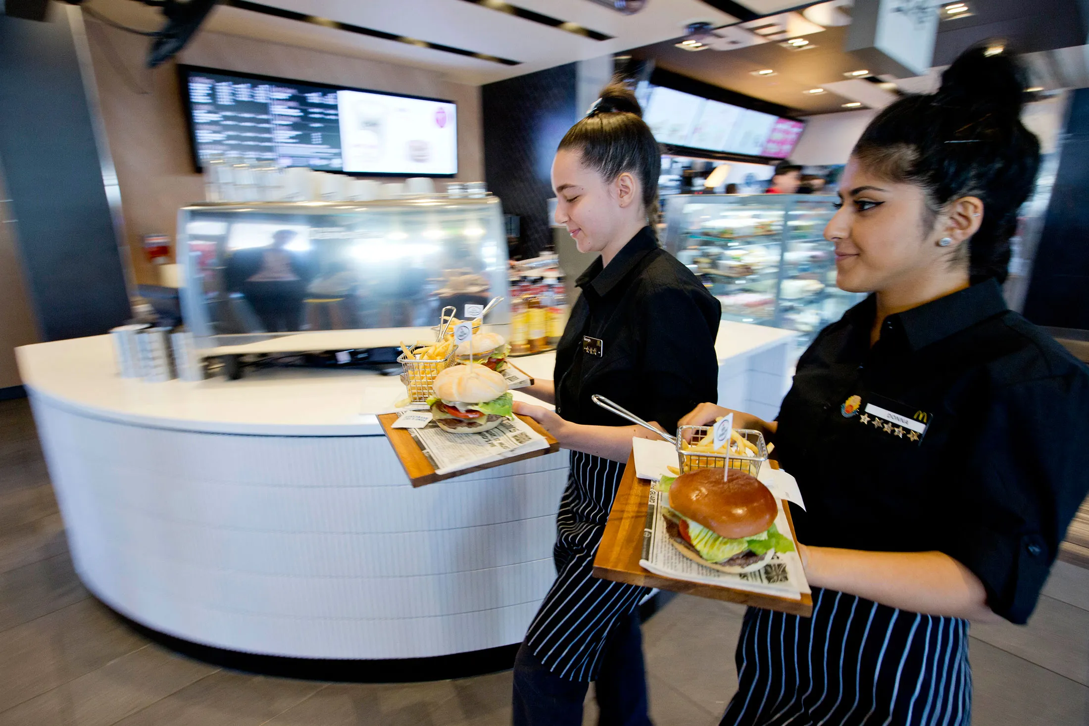 McDonald’s "Create Your Taste" burgers in Sydney.
