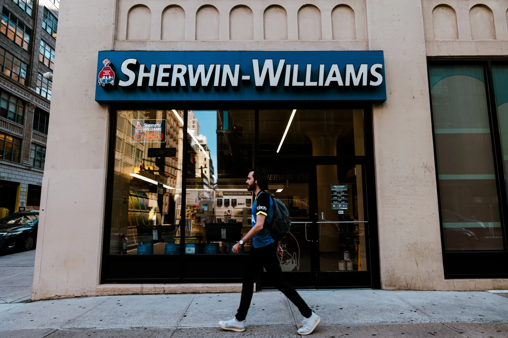 A Sherwin-Williams store in New York.