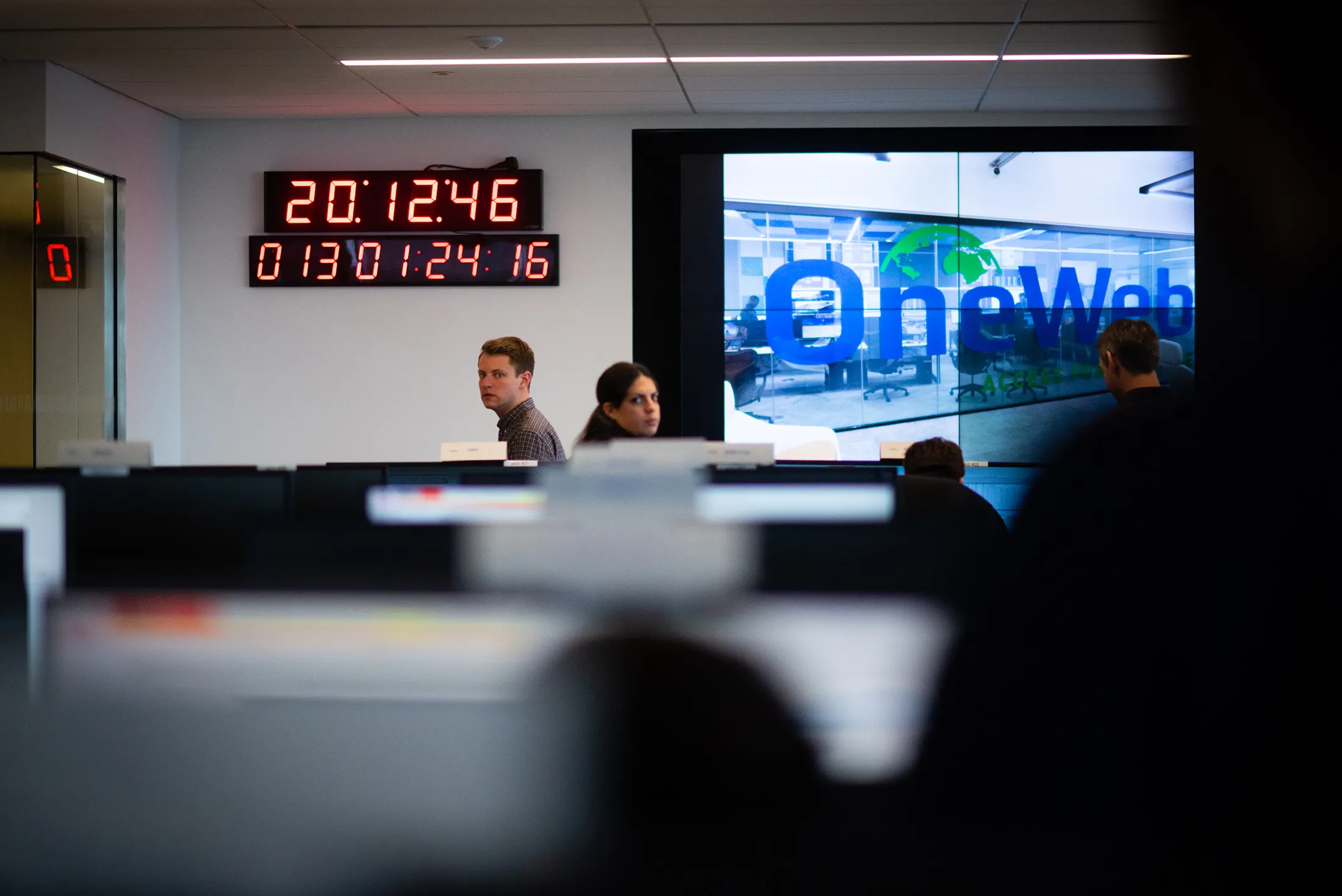 OneWeb's satellite operations center.