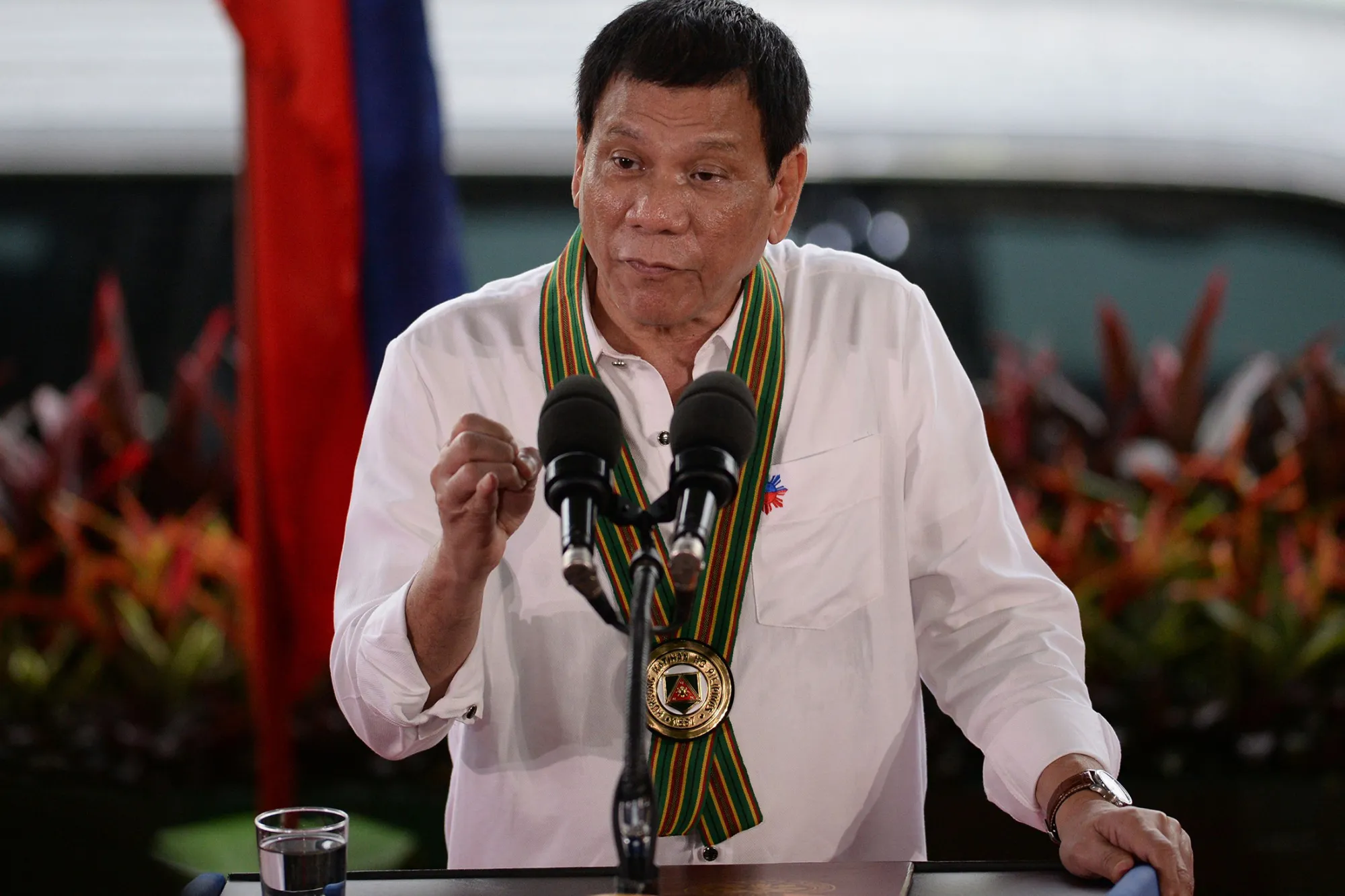 Philippine President Rodrigo Duterte.
