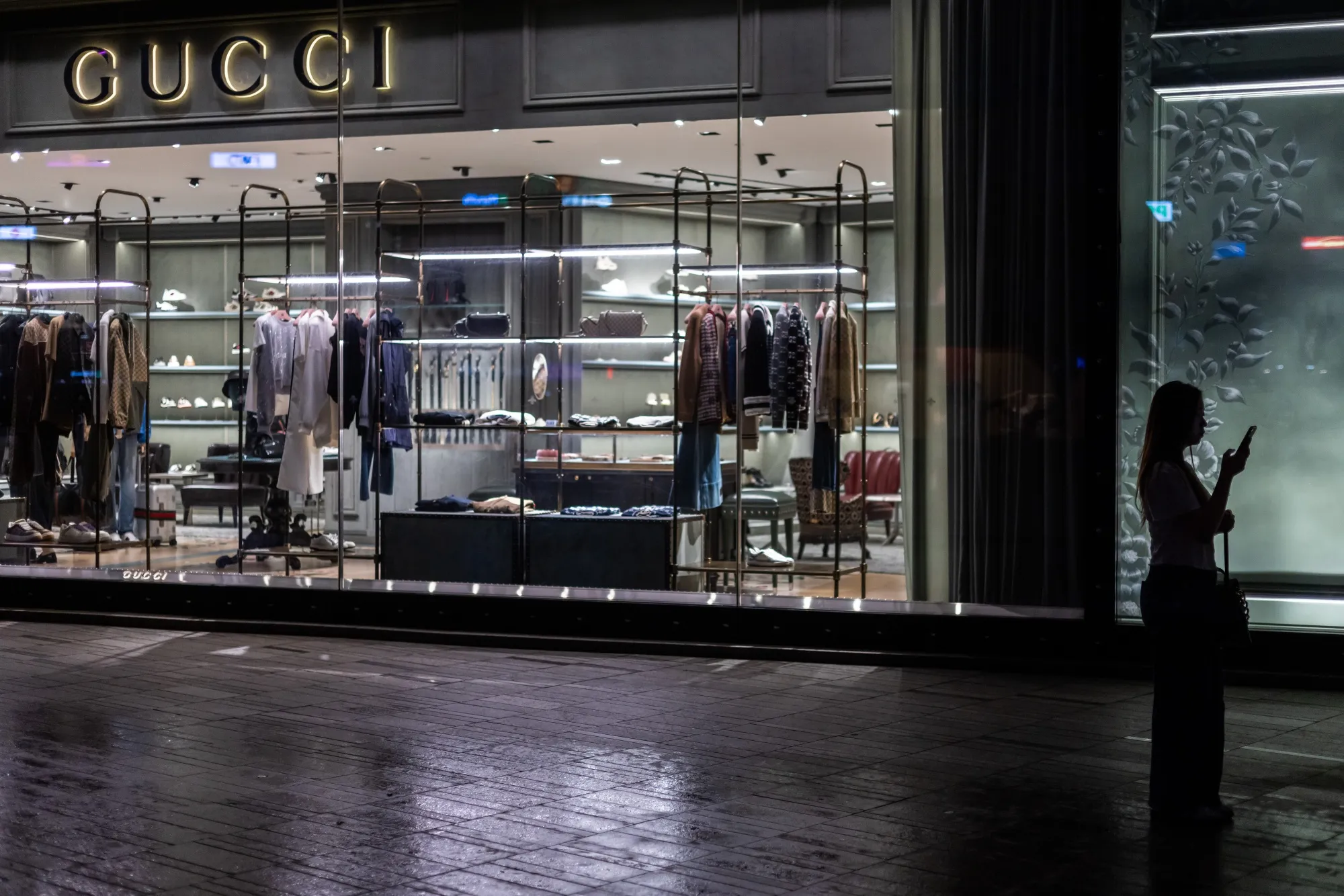A Gucci Spa store in Hong Kong, China.