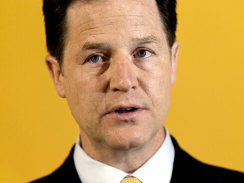 Liberal Democrat Leader Nick Clegg.