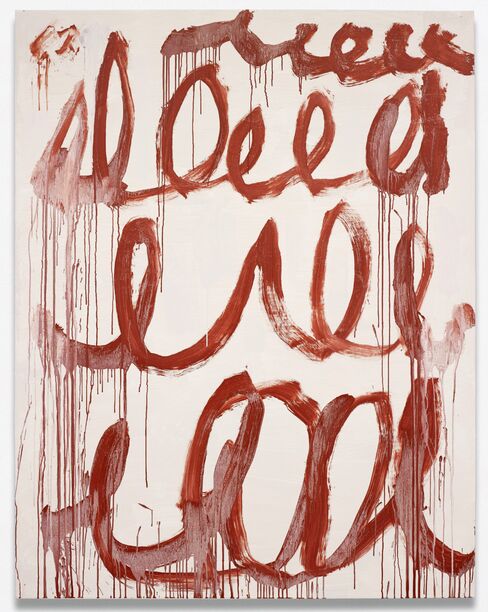 Cy Twombly's Untitled, 2006