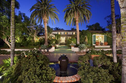 A mansion in Rancho Santa Fe, Calif., offered by Concierge Auctions. It formerly had an listing price of $19.995 million; now it's being sold without a reserve price.