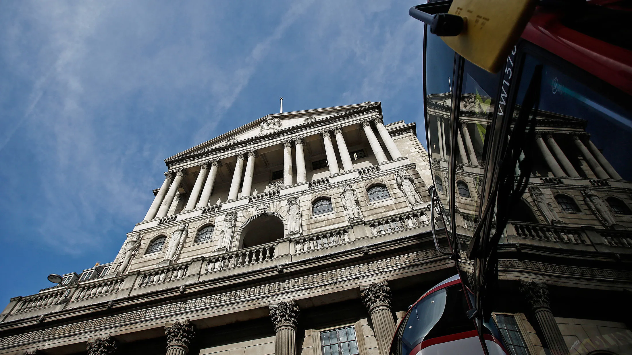 The Bank of England in London.
