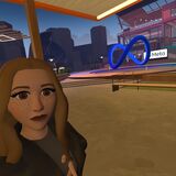 Bloomberg reporter Alex Barinka's avatar at Meta Connect 2022 