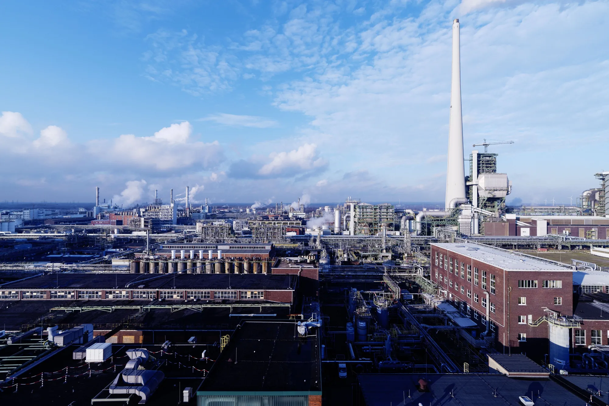 The Evonik Industries AG chemical park in Marl, Germany, on Dec. 3, 2019.