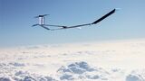 Illustration of the high altitude, solar powered Zephyr drone.