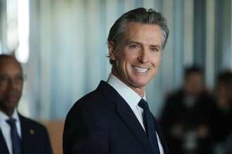 California Governor Gavin Newsom Holds News Conference