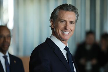 California Governor Gavin Newsom Holds News Conference