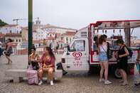 Portugal's Capital Hit By Severe Heatwave