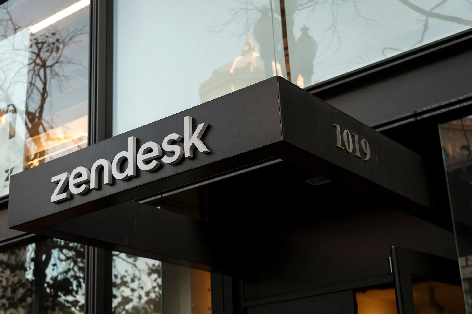 The Zendesk&nbsp;headquarters in San Francisco, California.