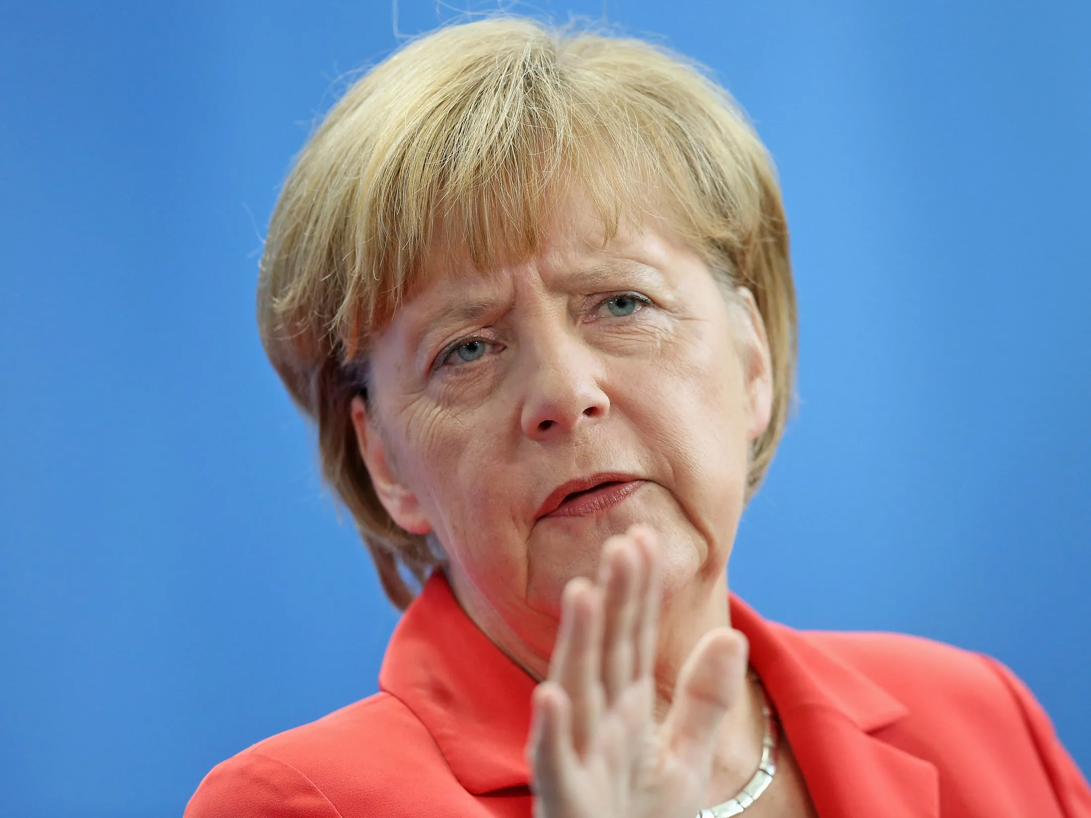 Angela Merkel.
