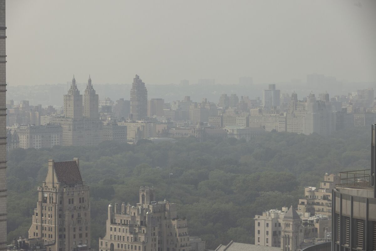 New York Has World’s Worst Air Pollution as Canada Wildfires Rage ...