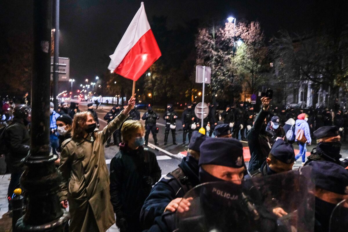 Poland Vows to End Street ‘Revolution’ as Police Quash Protest - Bloomberg