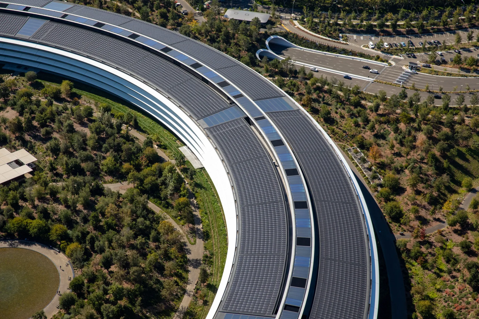 The Apple Park in Cupertino, California, U.S.