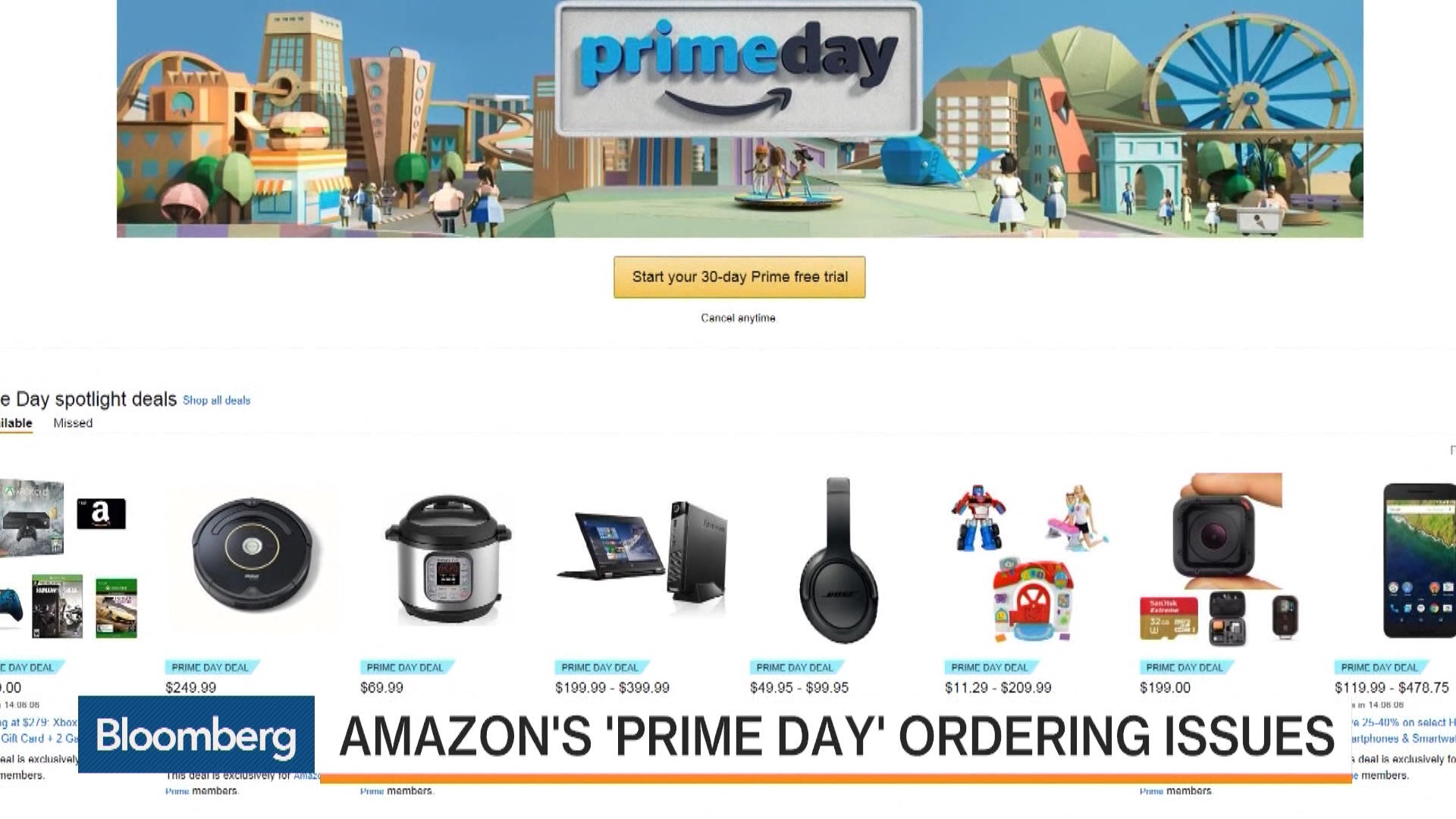 Prime Day quickly turns into #PrimeDayFail