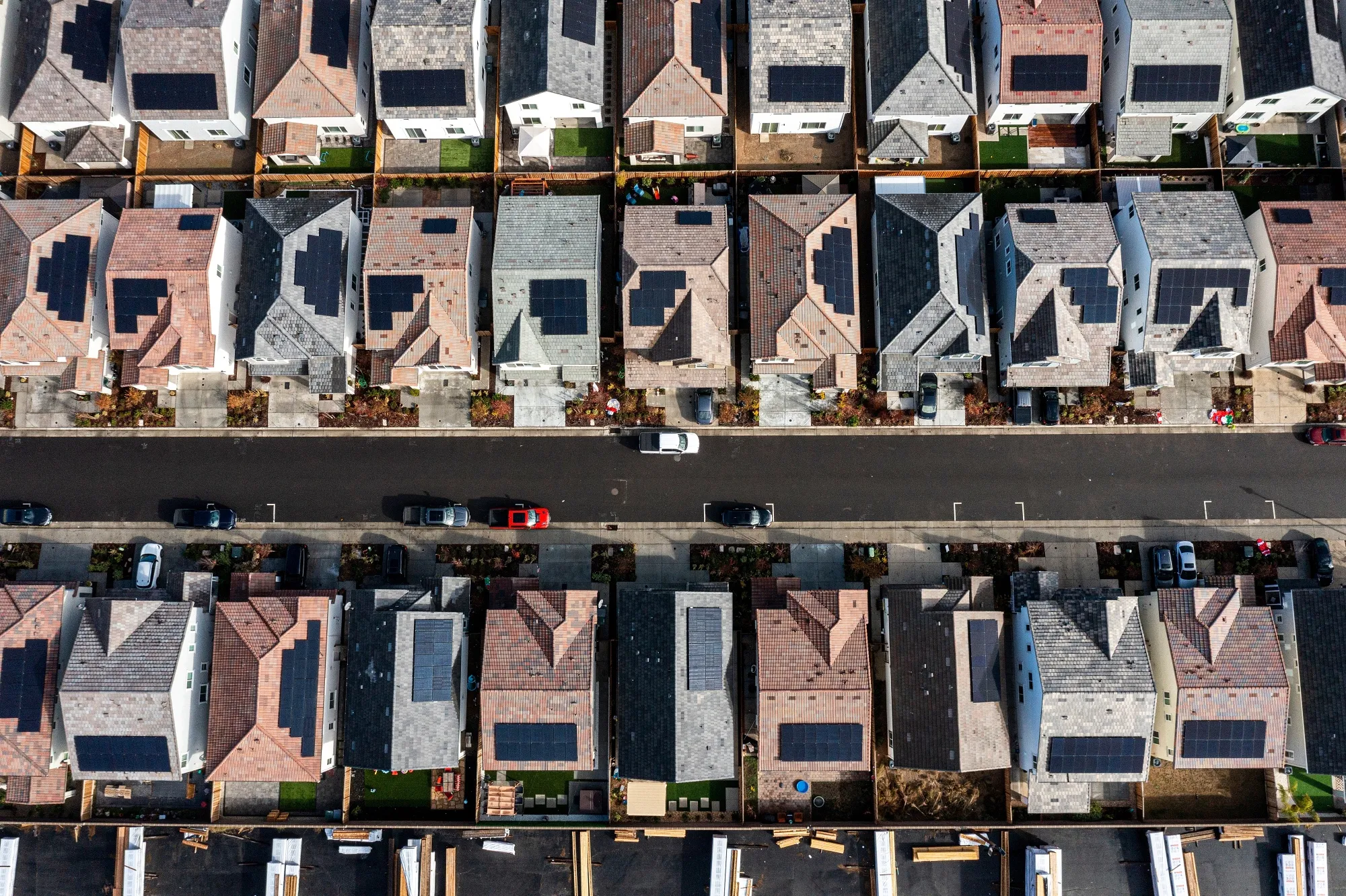 Homes in Rocklin, California.