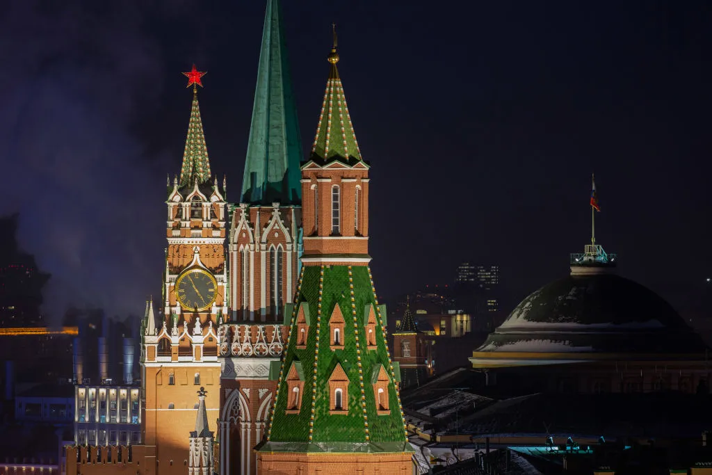 The Kremlin in Moscow.