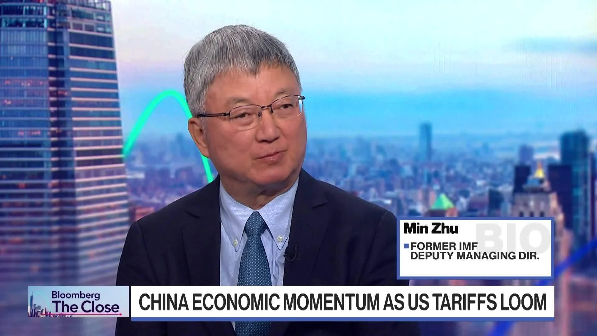 Watch Min Zhu on China Economy as US Tariffs Loom - Bloomberg
