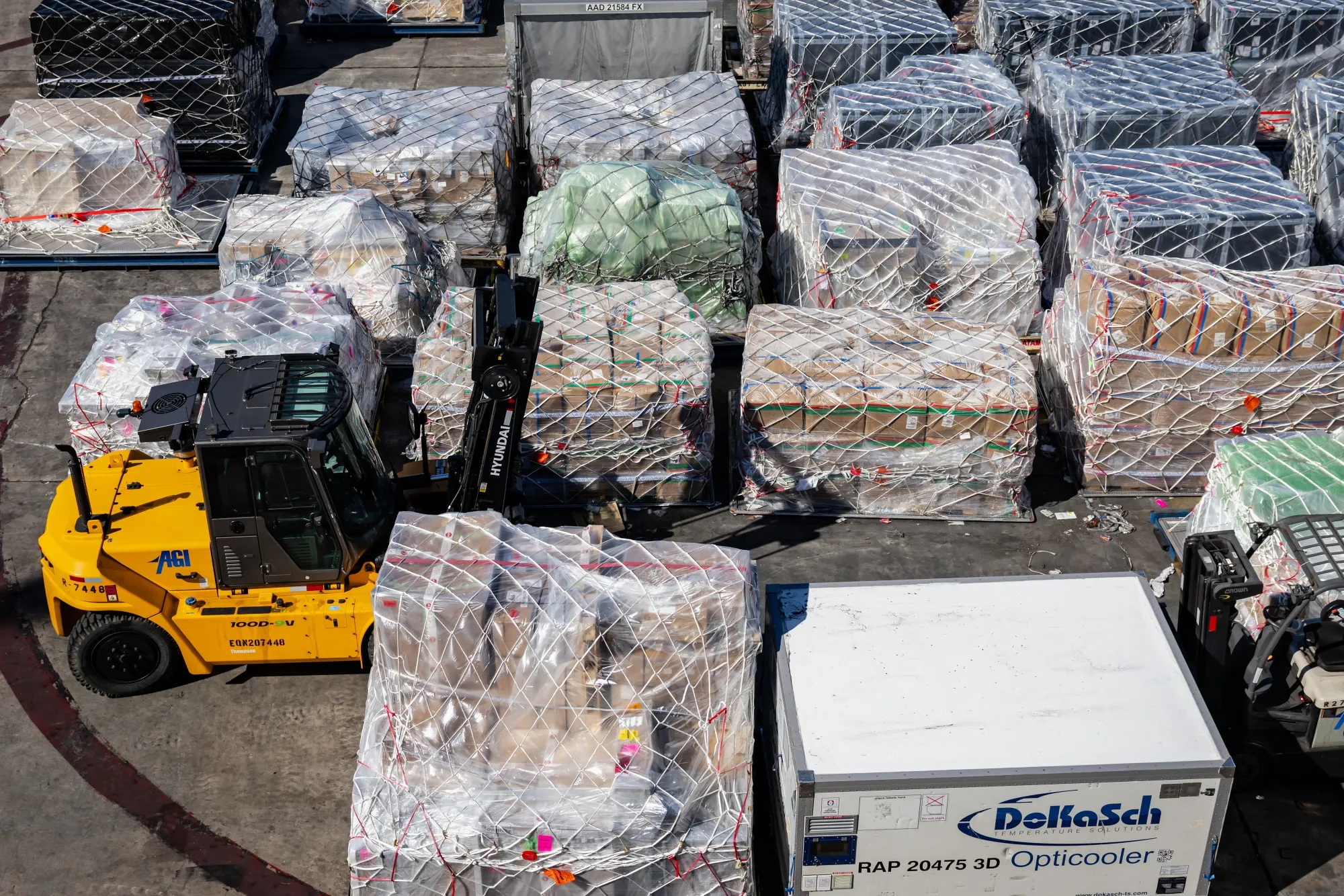 Cargo At Miami International Airport Ahead Of Trade Balance Figures