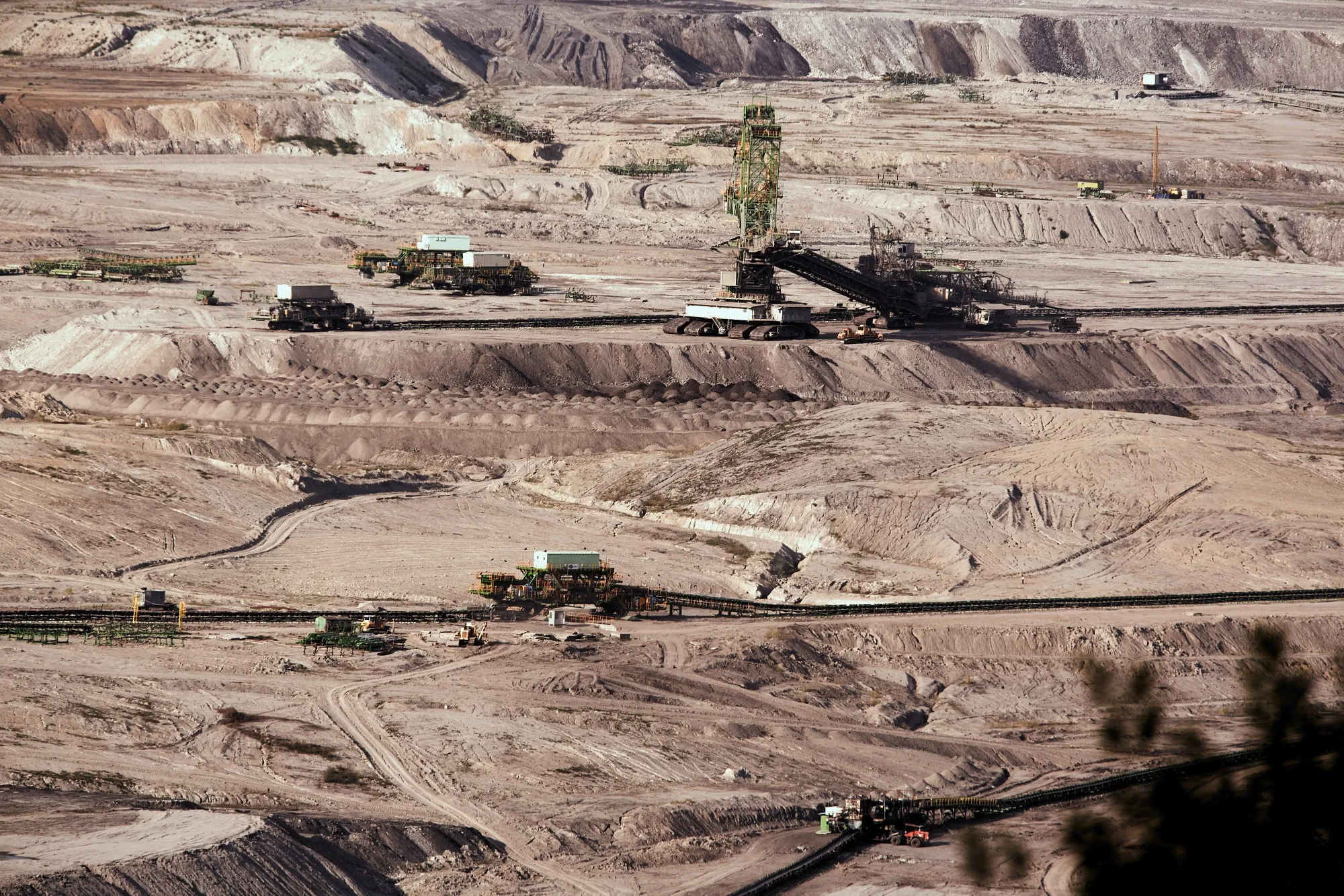 The Turow coal mine in Bogatynia, Poland.