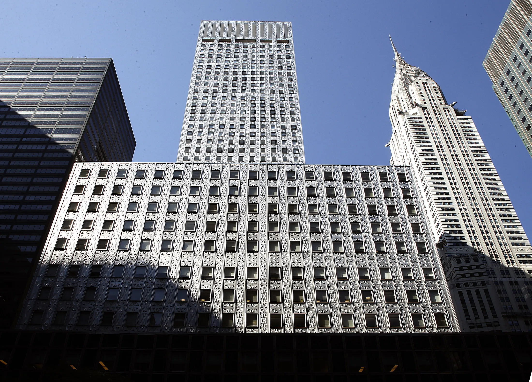 The Socony-Mobil Building at 150 E. 42nd St. in New York.