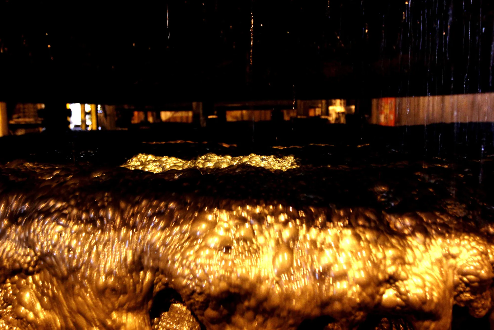 Water is added to concentrate at a Freeport-McMoRan copper and gold mining complex in Indonesia.