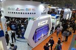 The Zongteng Group booth during the China Cross-border E-commerce Trade Fair in Fujian Province, China, earlier in March.&nbsp;