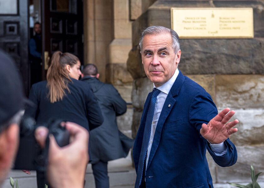 Mark Carney in Ottawa, Canada on April 29.