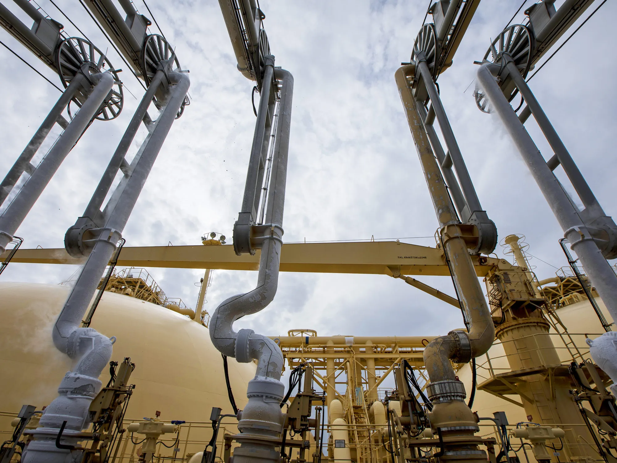 Shipment Of Liquefied Natural Gas (LNG) Arrives At National Grid Plc's GrainLNG Plant