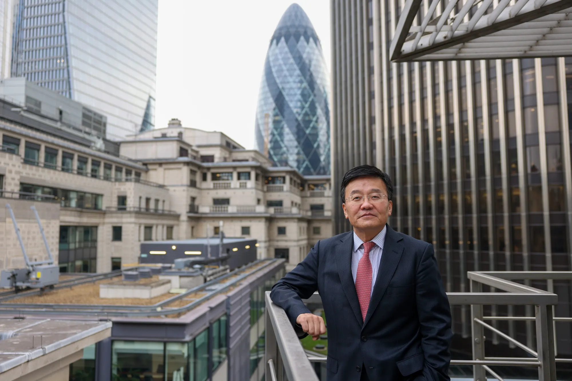 Yang Aimin in the City of London, on Jan. 18.