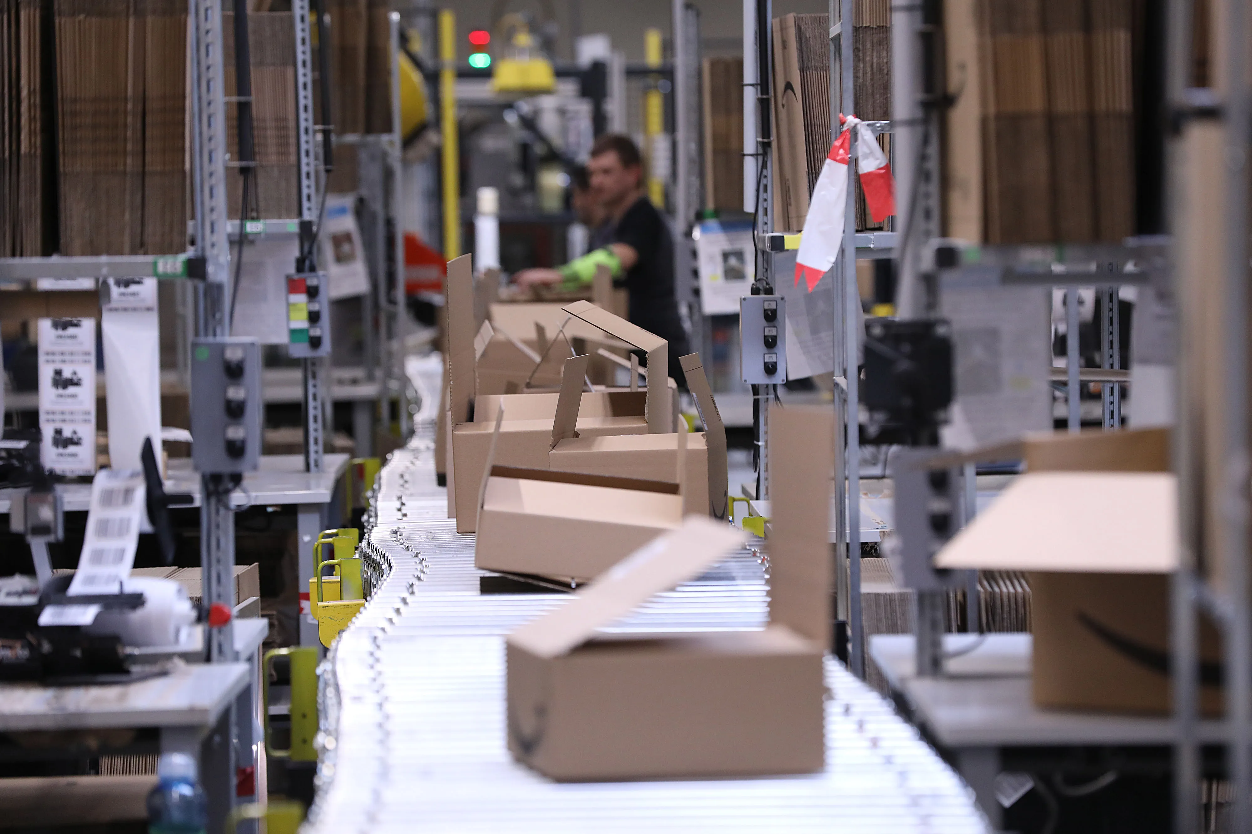Inside An Amazon Inc. Fulfilment Center On Prime Day