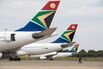 South African Airways Acting Chief Executive Officer Nico Bezuidenhout Demonstrates Airliner Catering Stripping Operation
