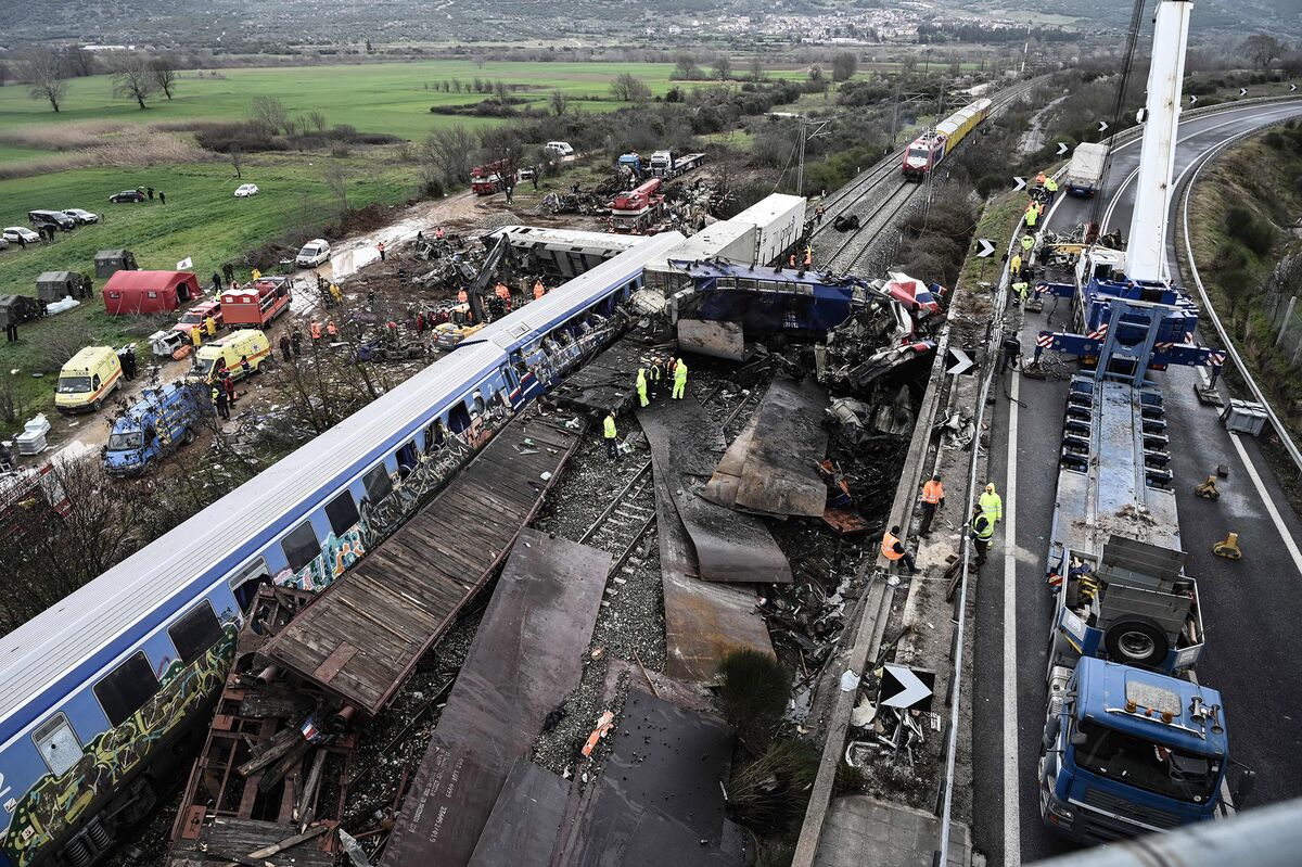 Greek Opposition Targets Government Over 2023 Train Crash Bloomberg