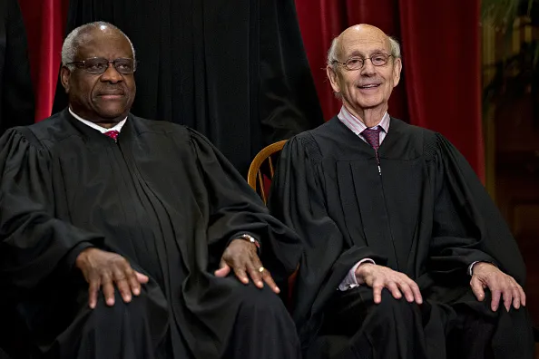 Supreme Court Liberal Justices Join Clarence Thomas on Lawsuit Ruling Dissent Bloomberg