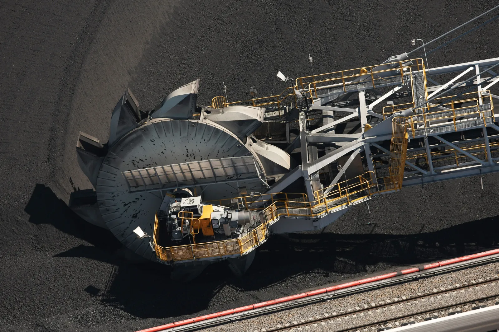 Aerial Views Of Newcastle Coal Industry And Glencore Plc Coal Operations
