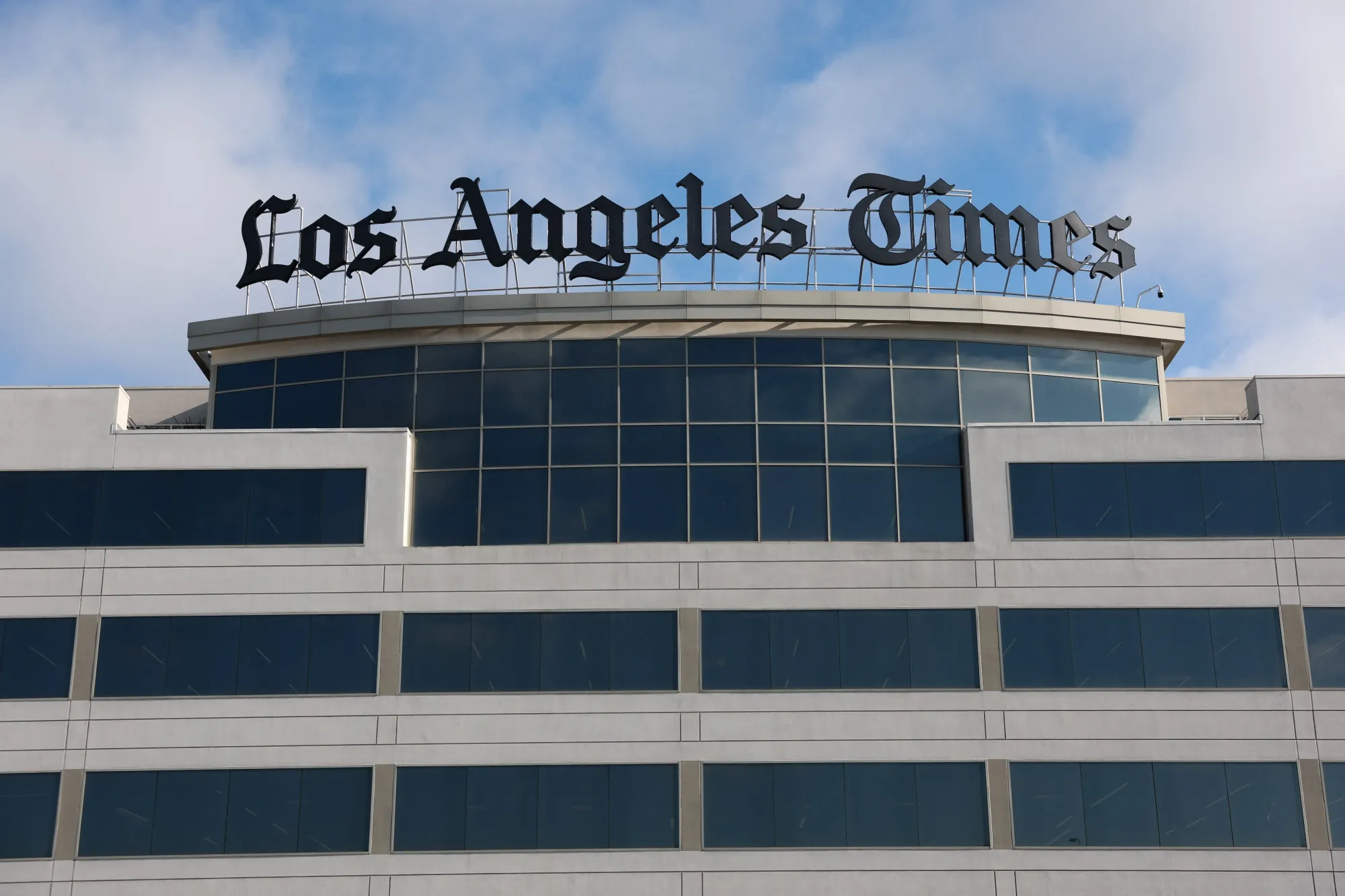 The Los Angeles Times headquarters in El Segundo, California.
