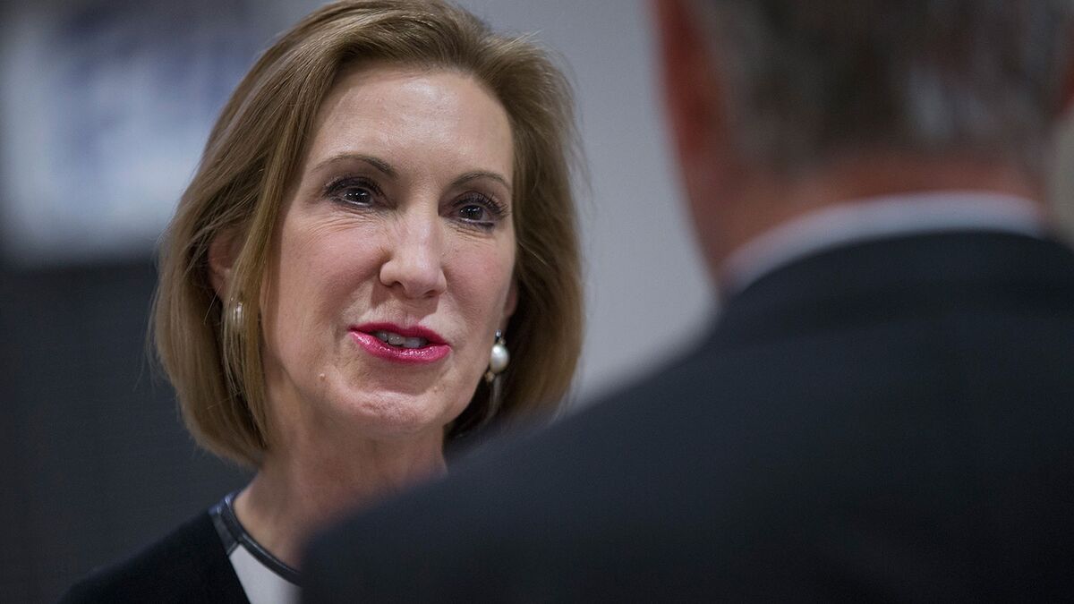 Carly Fiorina Says Donald Trump 'Taps Into an Anger' - Bloomberg