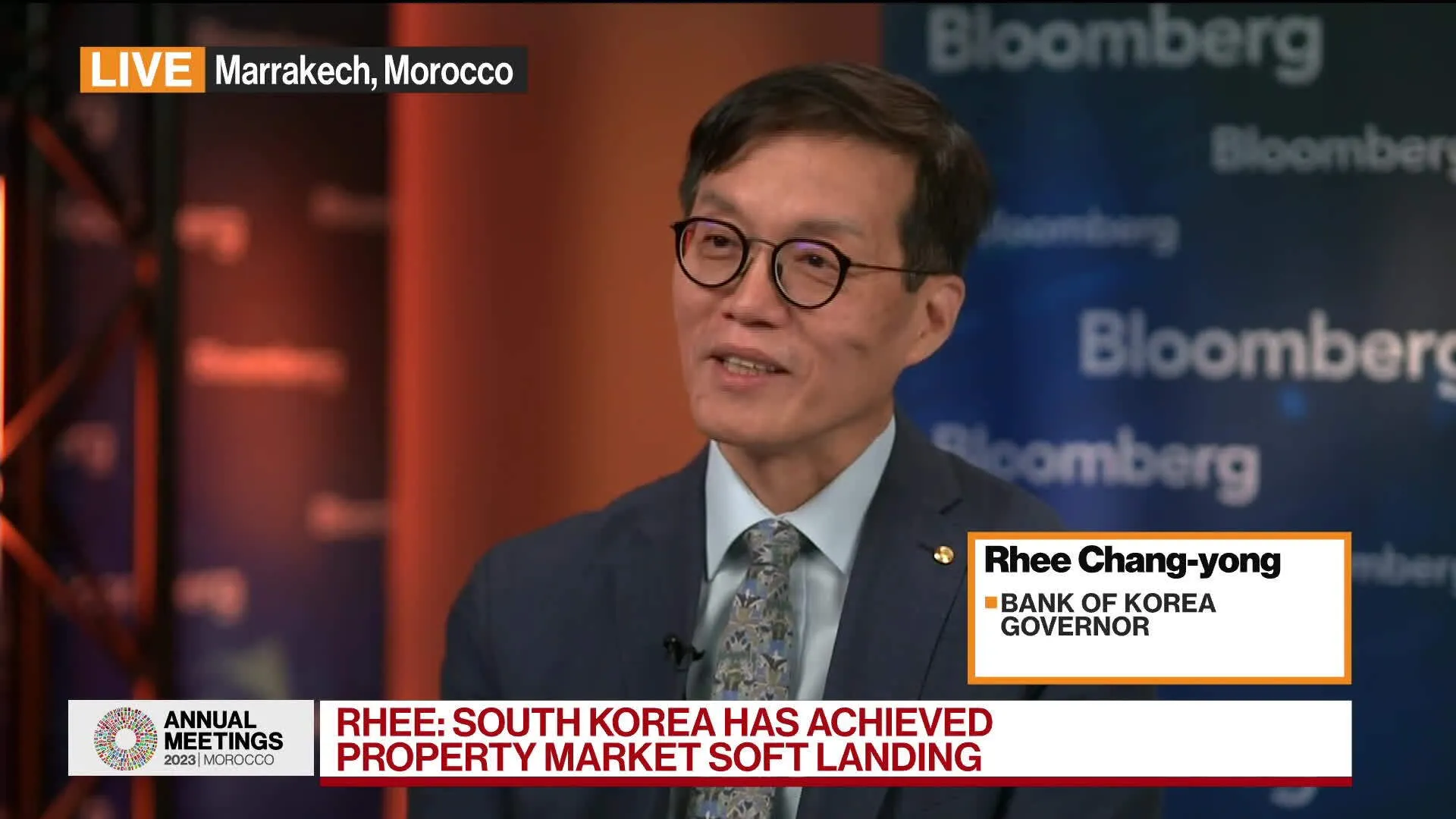 Watch BOK’s Rhee: Korea Property Market Achieved Soft-Landing - Bloomberg