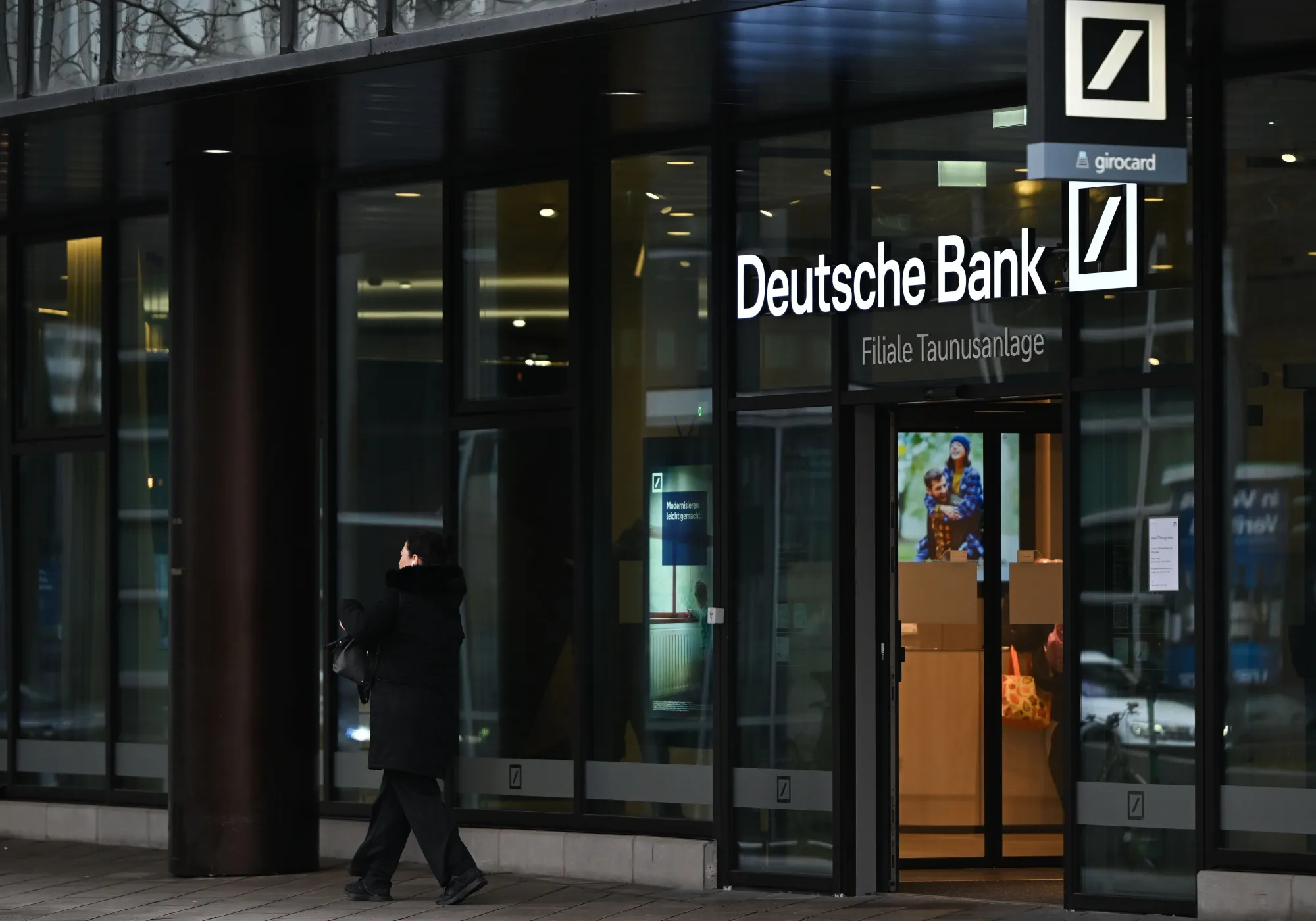 Deutsche Bank headquarters in Frankfurt, Germany.