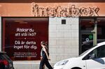 An Instabox AB parcel delivery store at Norrtullsgatan in Stockholm.