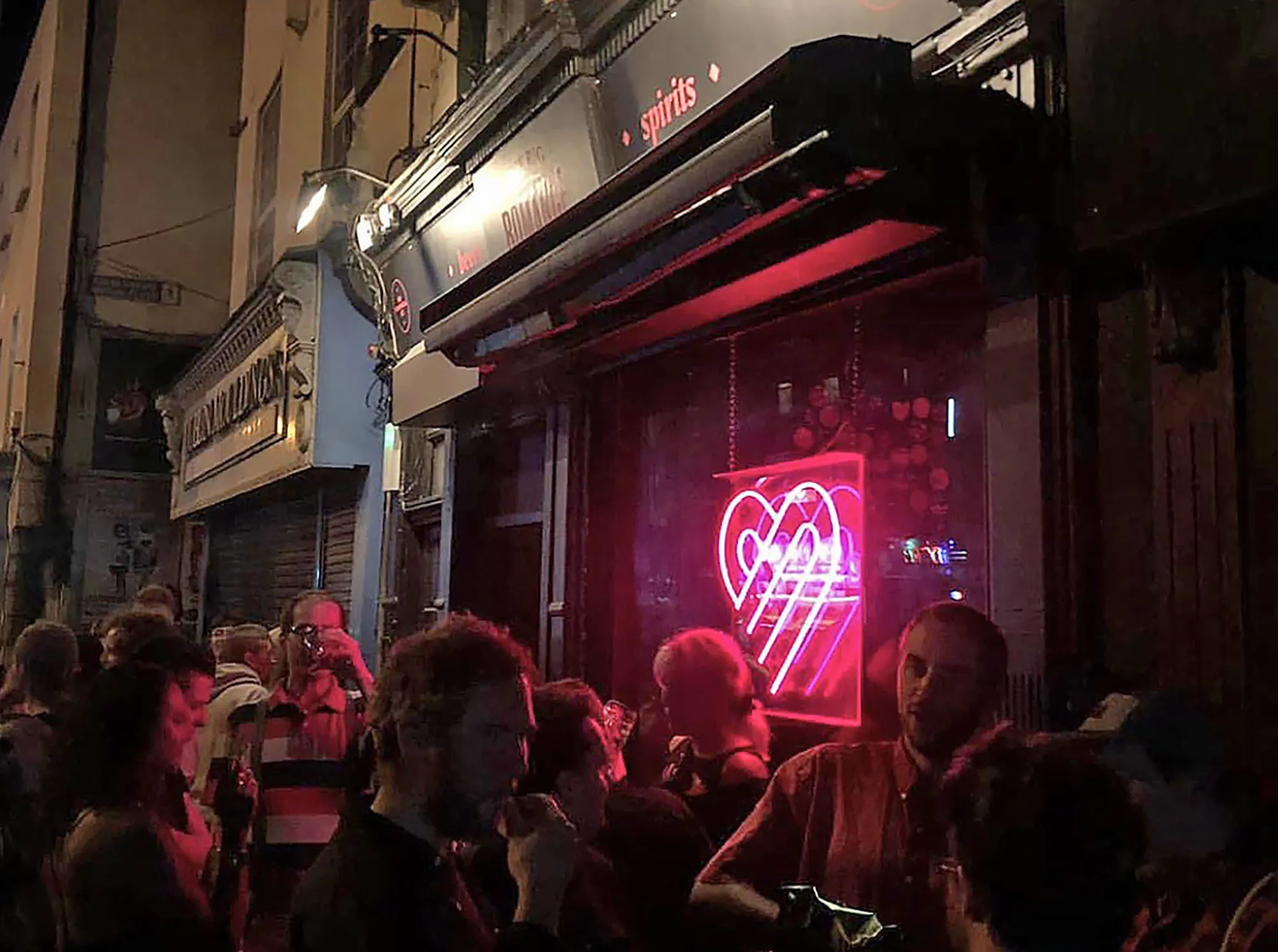 The Big Romance bar before lockdown, in Dublin. 