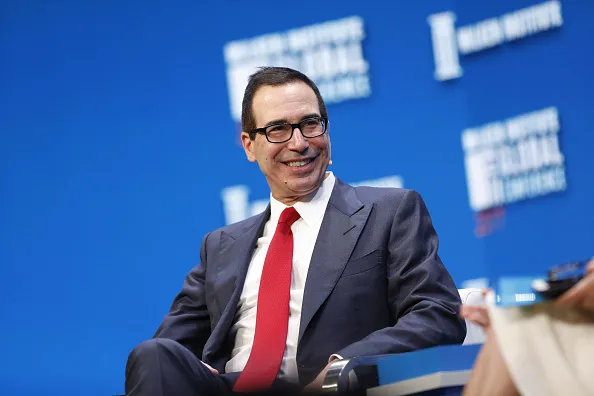 Steven Mnuchin, U.S. Treasury secretary, has bonds he wants to sell.
