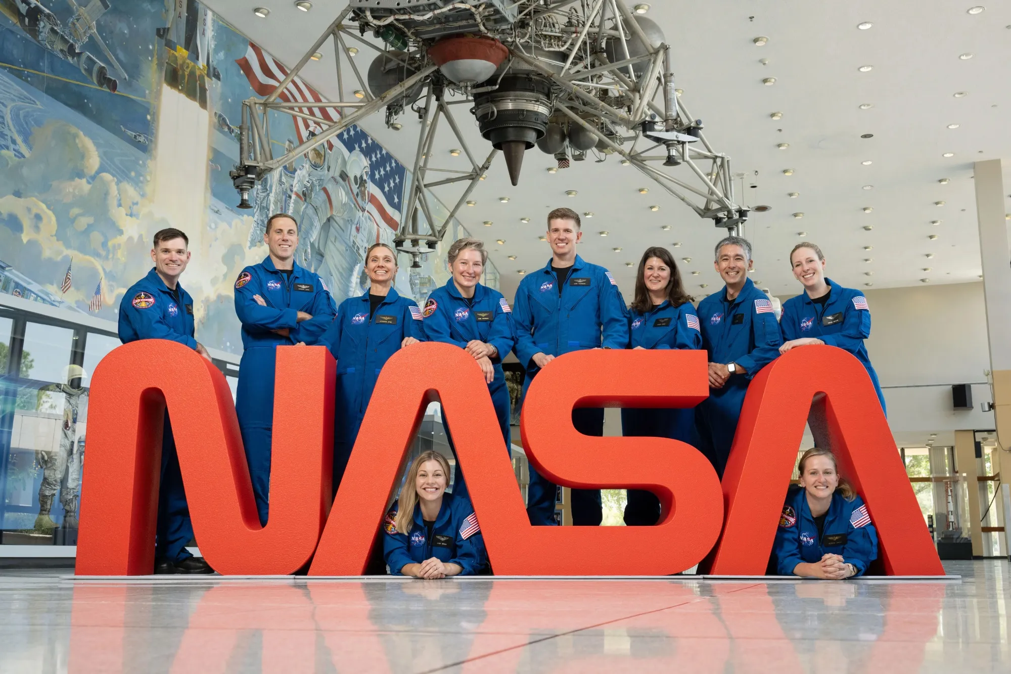 NASA’s 2025 Astronaut Candidate Class at the Johnson Space Center in Houston on Sept. 22.